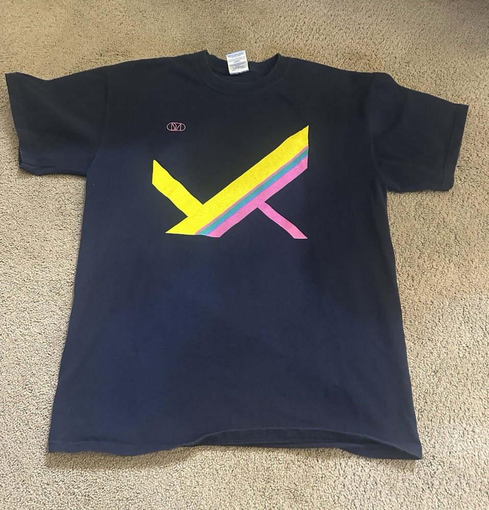 OMD History of Modern Double-Sided Graphic Print Black T-Shirt (Size M)