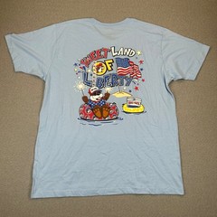 Buc-ee’s T-Shirt Mens XL Blue Graphic Sweet Land of Liberty Patriotic 2025 New
