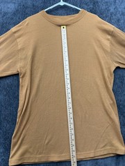 R+L Luxury Thermal Shirt Mens XL Beige Heavyweight Waffle Knit Ribbed Cuffs