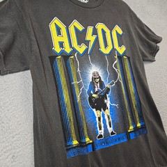 ACDC Shirt MENS Small BLACK CASUAL WHO MADE WHO CONCERT 86 TOUR ROCK MUSIC NWT