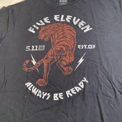 5.11 Tactical Shirt Mens XL Black Tiger Always Be Ready Graphic Tee Crewneck