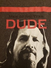 Vtg The Big Lebowski Cult Movie Shirt Time Man Of The Year The Dude Abides XL