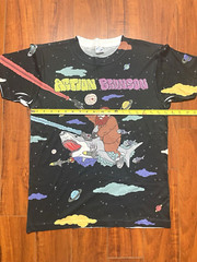 Action Bronson Actin Crazy All Over Print Promo T Shirt Size Small Space Shark