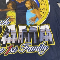VINTAGE President Barack Obama First Family T-shirt Men’s Large Rap Tee Graphic