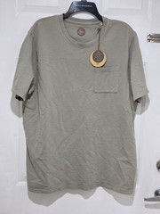 Common People Men’s Ottoman Tee T-Shirt Light Grey Size L