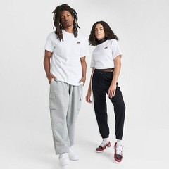 Nike Men’s NSW Club Tee, White/Black/University Red X-Large
