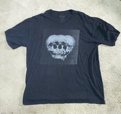 KREW Skull Tee-Shirt Black and gray XL