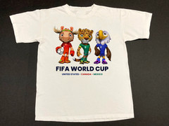 Mascots World Cup 2026 Men and Women Cotton White Men Shirt TD1610