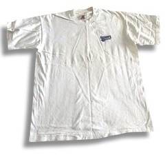 Vintage 90s Discovery Channel Adult Large TV Promo White Graphic Logo T-Shirt