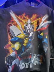 GUNDAM ON A SHAKA HEAVYWEIGHT GARMET DYED T SHIRT “MODERN”