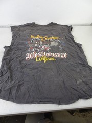 Vtg Harley Davidson 1991 American Heritage Sleveless TShirt 3XL Single Stitch