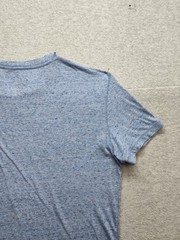 American Eagle Outfitters Men T Shirt M Blue Heather Classic Fit Short Sleeve