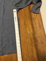 NWOT Daniel Cremieux Men’s S 100% Pima Cotton Blue LS Nice Crew Neck Mid Weight
