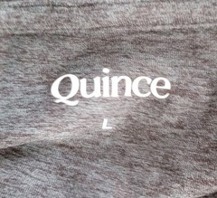 Quince Mens Hoodie Flowknit Performance Pullover Shirt Size Large Heather Green