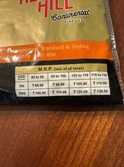 NEW 2X RED HILL CONTINENTAL FINE VESTS 100% COTTON 46/115CMS (MENS XL USA) READ