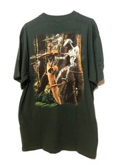 Vintage 1999 NWT! Star Wars Episode I Battle Droid STAP T-Shirt-Sz XL Dark Green