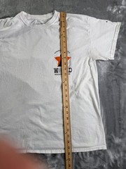 Travis Scott Astroworld Festival 2018 T-Shirt Houston Texas White Cotton M Used