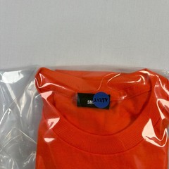 Revenge Shirt Mens Small Orange Lil Durk Graphic Crew Neck Streetwear