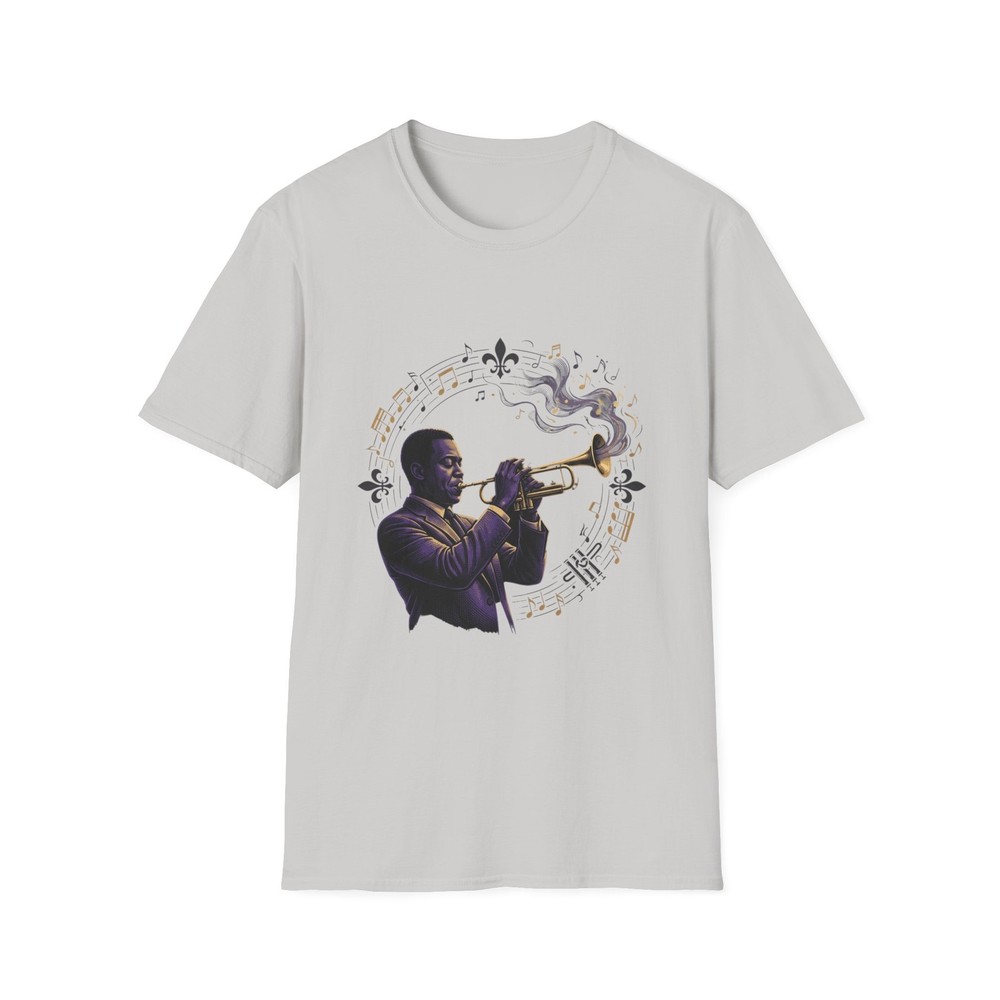 Trumpet Musician Graphic Tee Premium Soft Cotton Jazz Band Casual Shirt Top
