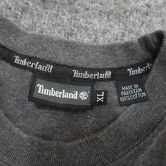 VTG Timberland Shirt Men XL Gray Green Embroidered Crew Neck T Hip Hop Y2k 0684