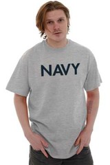 Navy PT Military USA Training Armed Forces Womens or Mens Crewneck T Shirt Tee