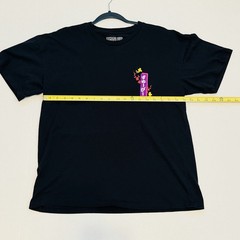 Snoopy Woodstock Peanuts Asian Japanese Black T Shirt Plum Blossoms Size Large