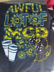 That’s A Awful Lot Of Cough Syrup MCD Michigan T-Shirt Navy/Yellow
