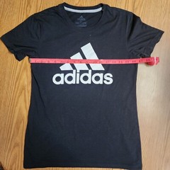 adidas Mens Sz Small Climalite Badge of Sport Graphic Tee Shirt Flawed