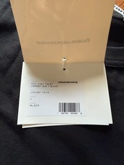 NEW Alexander Wang DTC High Twist Pocket Tee Tshirt Men’s Large Black UCC3211014