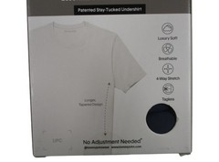 3 PACK TOMMY JOHN WHITE BLACK SECOND SKIN MODAL CREW NECK STAY TUCKED UNDERSHIRT