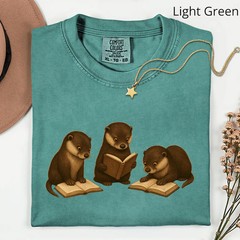 Otters Reading Comfort Tee