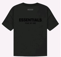 Fear of God Essentials T-Shirt SS22 Stretch Limo Black- 100% Authentic Brand New