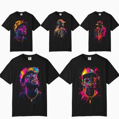 Urban Neon Street Art Graphic Tee, Comfort Colors T Shirt, Unisex Streetwear Tee