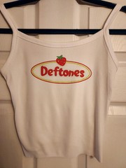 Deftones crop top strawberry shortcake parody deftones tank top deftones Shirt