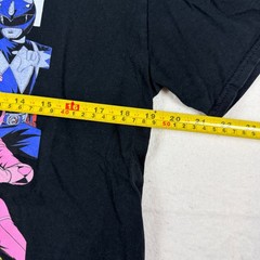 Power Rangers Its Morphin Time Graphic T-Shirt Mens Large Black Cotton MM0920