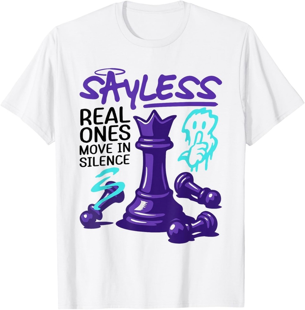 White Graphic Tee Purple Grape 5 Matching T-Shirt