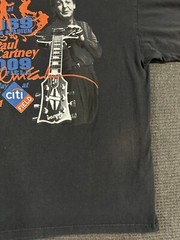Paul McCartney 2009 Tour Shirt XL Black Distressed Citi Field Shea Beatles