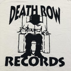 Death Row Records Shirt Mens XL White Double Sided Logo Graphic Tee Hip Hop