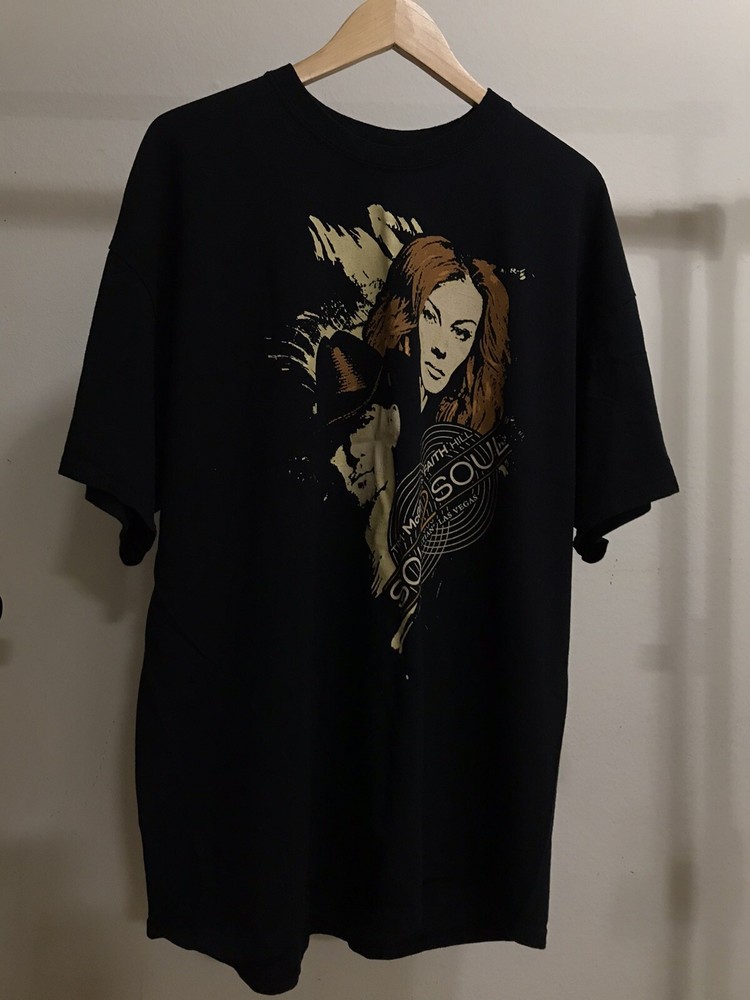 Tim Mcgraw & Faith Hill Soul 2 Soul The Venetian Las Vegas T-Shirt 2XL