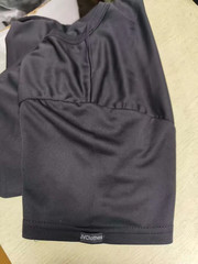 Men’s Black Polyester T-Shirt – Lightweight Breathable Tee – New