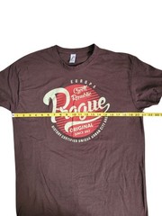 Pre-Owned Sol’s Regent XL Brown Czech Republic Prague Europe Graphic T Shirt Men