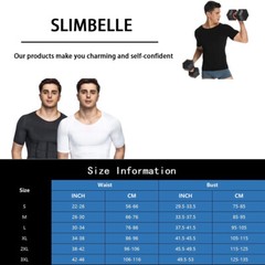 Men Slimming Tummy Control Tank Top Body Shaper Belly Chest Compression Shirt