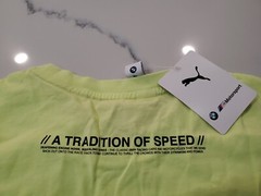 New PUMA BMW Motorsport MMS Street Tee T-Shirt Short Sleeve Medium NWT