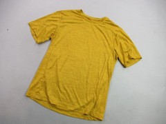 REI Shirt Mens Small Short Sleeve Crew Neck Lightweight Casual Outdoors Yellow