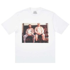 Palace Dude T-Shirt P19TS014 White Cotton Graphic Tee Mens Large