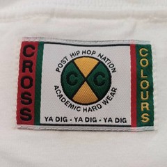 TLC Cross Colours 1992 Female Rap Tee T Shirt White Long Sleeve Men’s XL NEW NWT