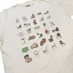 Vitra Eames Masterpiece Chair T-Shirt Vitra Eames Vintage 90s size JP M US S