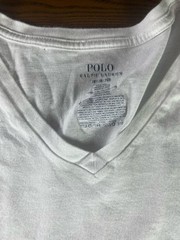 Polo Ralph Lauren Shirt Mens 2XL Short Sleeve V Neck Casual Outdoors White