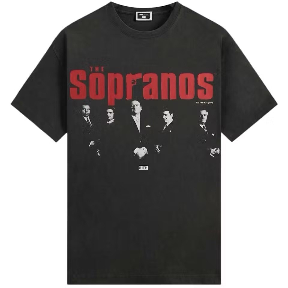RARE Kith x The Sopranos Cast Shirt Tony Paulie Silvio Christopher XL BRAND NEW