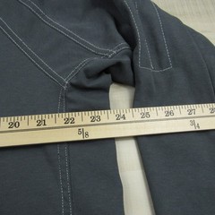 Bulwark Shirt Mens Large Gray Henley FR Fire Resistant IQ Westex Pocket Cat 2 A3